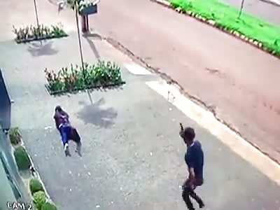 Wife Got Shot and Killed by Her Husband and his Nephew (Another Angle)