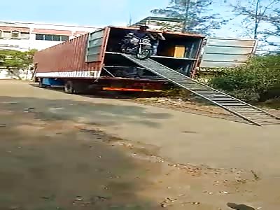 Unloading a Bike and Face Plant