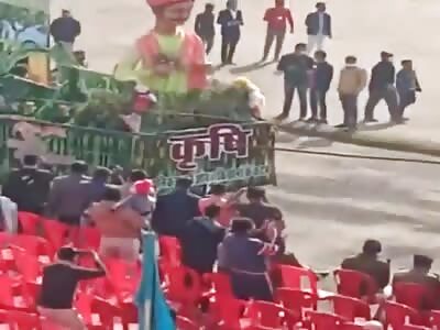 Drone Accident During Republic Day Celebration 