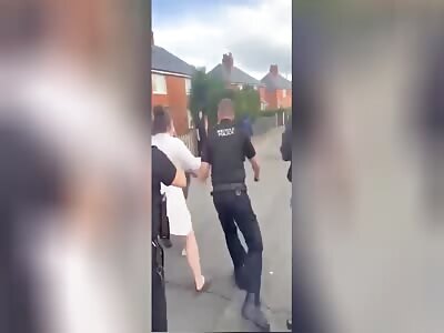 Police v Welsh Yobs Ends With A Bike Tyre From Hell
