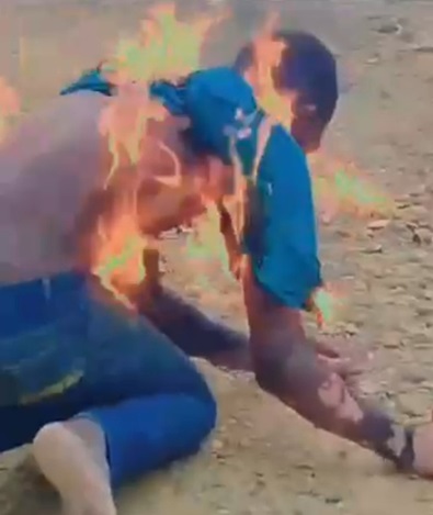  Another Criminal Set Ablaze In Port Au Prince Haiti