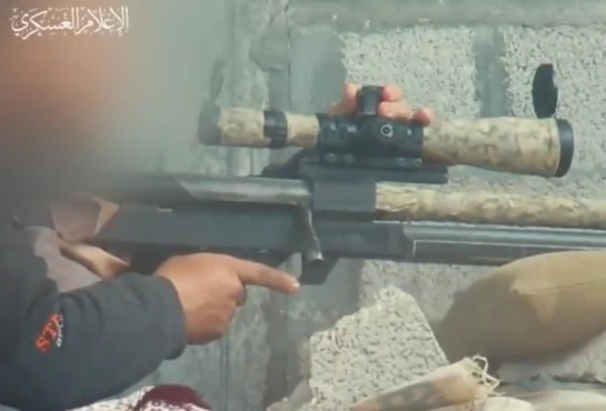 Compilation of Qassami sniper targeting Israeli soldiers 