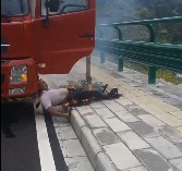 Worker Fried When Truck Touches Power Lines