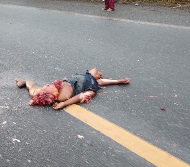 man was torn apart by a truck