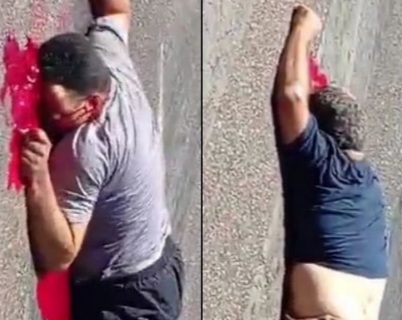 A car runs over two young Syrian killing them on the spot 