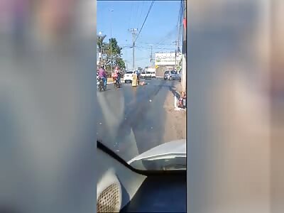 Woman crushed by truck