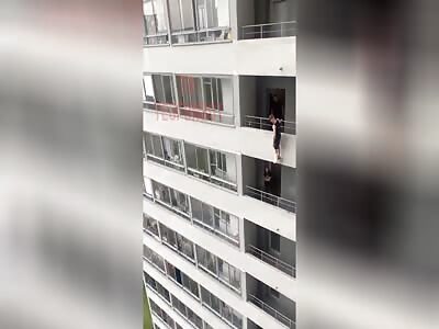 The guy jumped off the 13th floor 