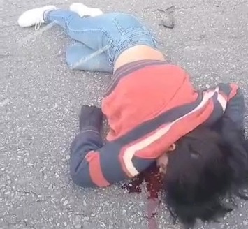 Two girls traveling on motorcycle crashed dead by speeding car 