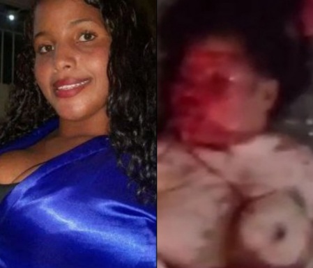 [TITS AND BRAIN OUT] WOMAN CRASHED DEAD BY SPEEDING CAR 