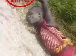 Haitian killed during gangs clashes his body was eating by stray dogs 