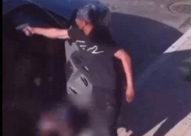 Geeezzz Right in Front of the Kid Asshole.