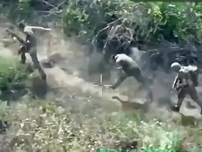 RUSSIAN SOLDIER HIGH ON SALTS 