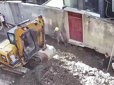 Wall Collapse Crushes Worker