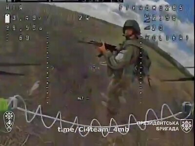 RUSSIAN SOLDIER SUICIDE AFTER DRONE STRIKE 