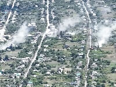Failed Russian mechanized assault near Maryinka.