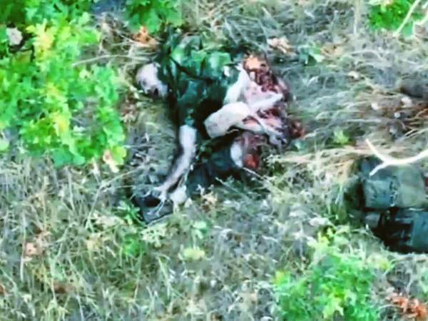 Demonic Death Grimace—Landmine Shreds Russian Transport