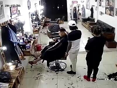 Cold Blooded Double Murder Inside A Barber Shop In Colombia.