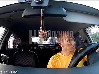 Taxi driver Punched in the Face