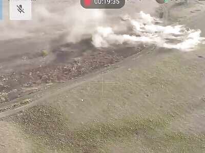 The huge Russian column was destroyed