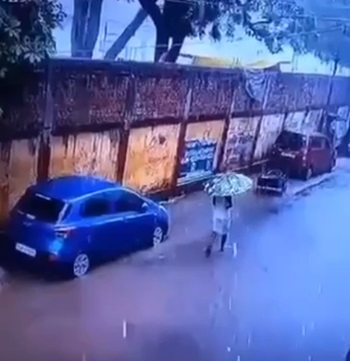 Wall Collapsed On A Woman Walking Down The Street. Died