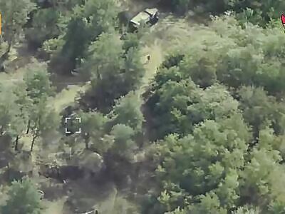 HIMARS destroyed a Russian artillery crew