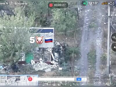 FPV buried five Russians in the building