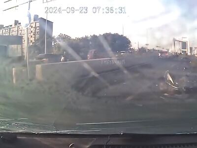 Moron behind the wheel kills 6 people in China