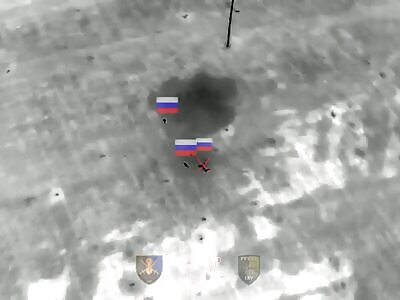 FPV Drones Destroys Russian Assault Group Near Robotyne, Zaporizhzhia