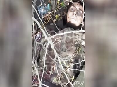 WAGNER MERCENARY CHILLING IN FOREST