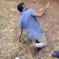 Thief Gets Caught Stealing Meat, and Cries a like Btch.