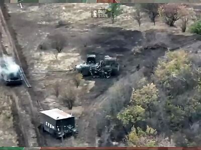 Repelling a large Russian attack near Shakhtarsk