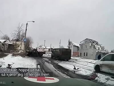 Russians killing Swedish volunteers 