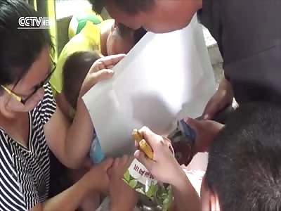 Firefighters release kidâ€™s thumb from holed container