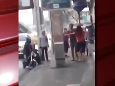 Woman threatens and beating husband with machete as she find him drunk after night out