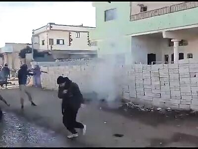 Syrian Executed With A Hail Of Gunfire