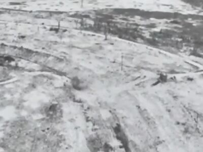 Ukrainian Soldier Goes For A walk 