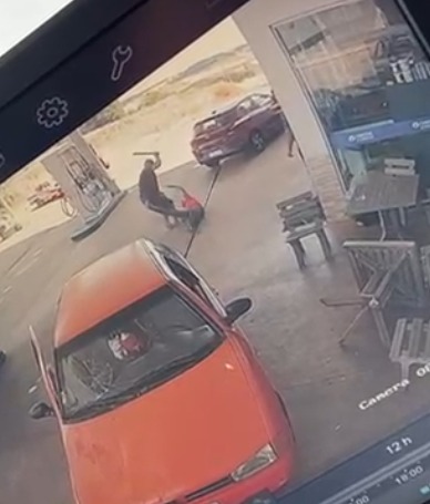 Man on a Horse was Run Over and Attacked with a Machete 