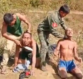 Soldiers of the Myanmar Military Slaughtered by Arakan Army Rebels (Extended) 