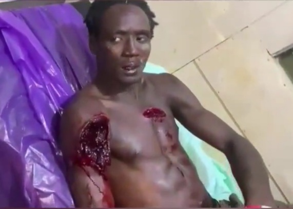 clashes between military personnel guarding AngloGold Mines and miners