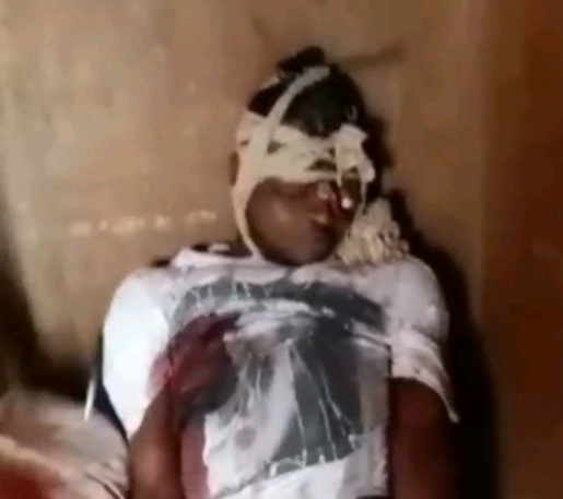 Nigerian gang member dance next to his dead rival 