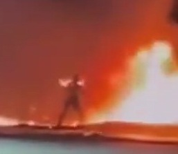 DAMN: Man Burning Alive after PA Plane Crash