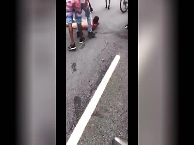 Brutal duel between football fans in Brazil