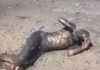 Janjaouid militia members roasted by the sudanian army 