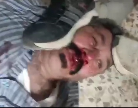 Syrian Regime soldier captured and punished by rebels 