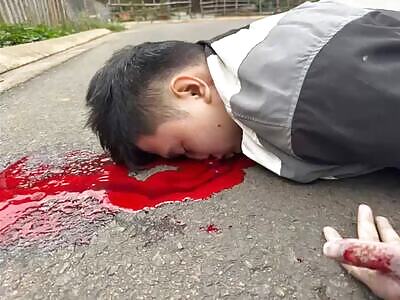 Man Falls 10th Floor Down in Vietnam {CCTV & Aftermath}