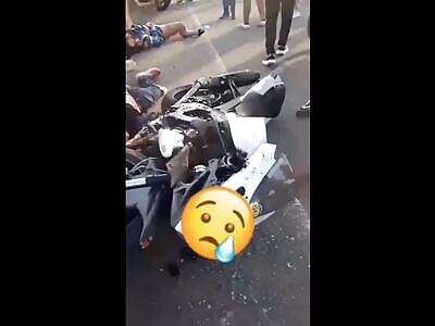 group of friends run over on highway in mexico