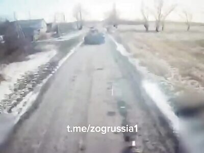 FPV drone strike on crests