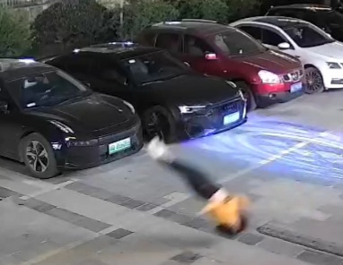 Depressed Woman Ends it Brutally Landing Head First.