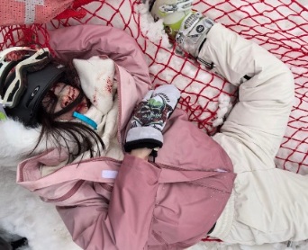 Enough ice skating for today!!!