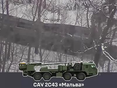 HIMARS removed the latest Russian SPG 